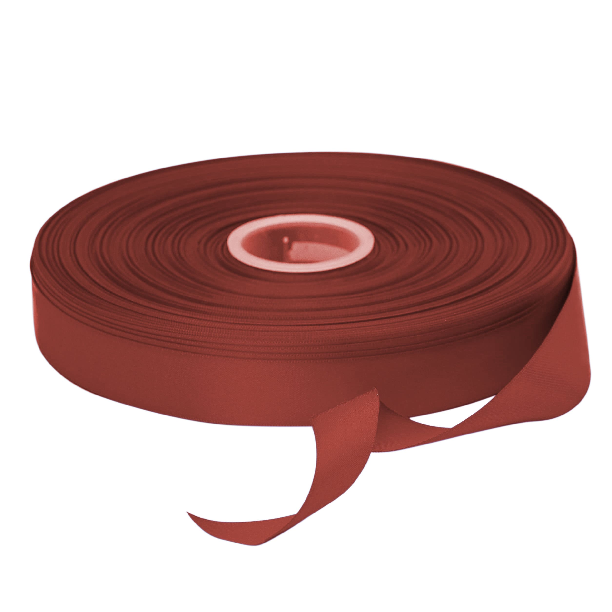 Beyond Trim Satin Ribbon Double Face Soft Sewing Binding Gift Wrapping Decoration Party Wedding Arts Crafts D??cor DIY Roll 100 Yard 780 RUST
