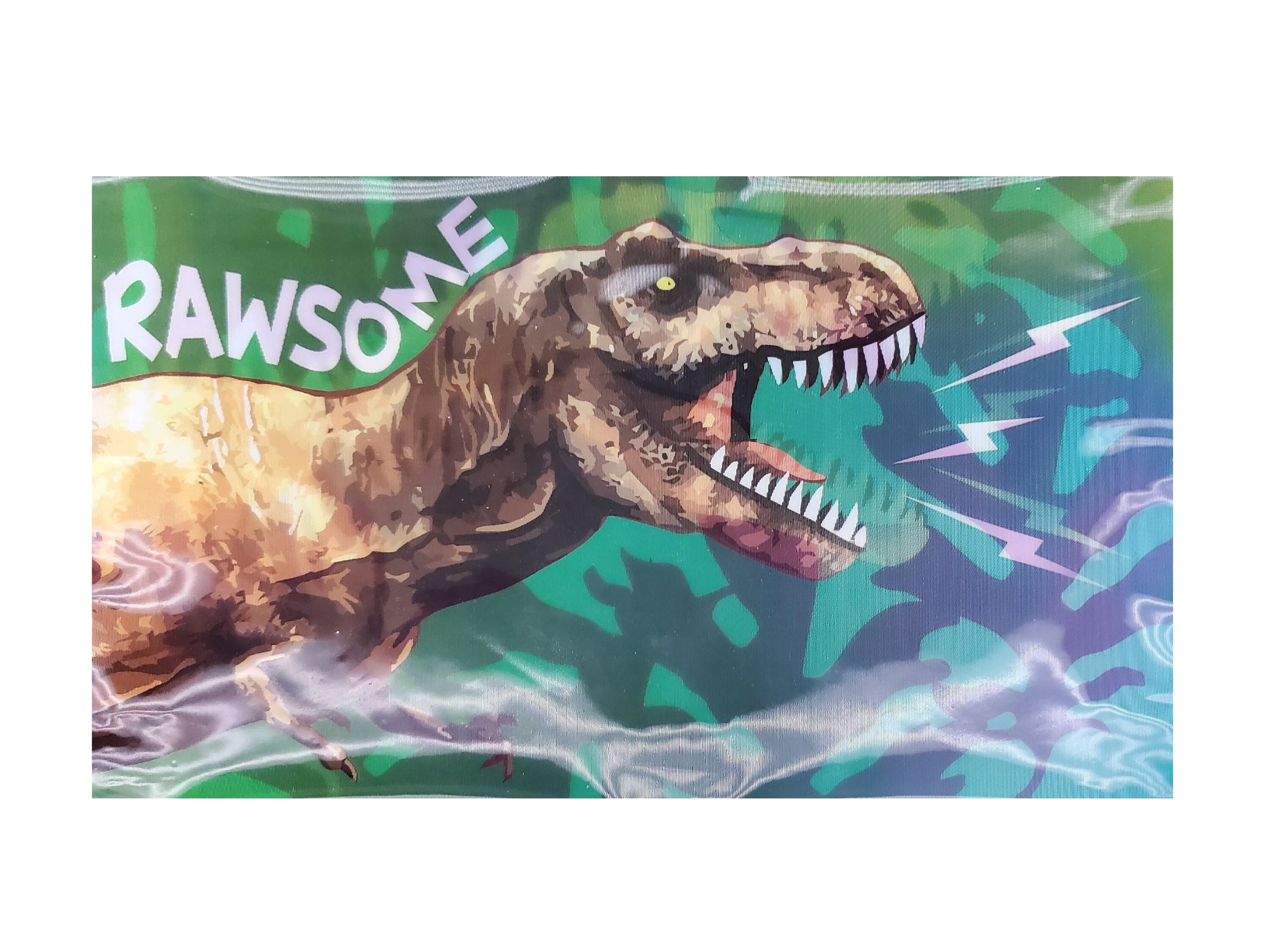 3D Lenticular Patches Appliques Children's Boys Iron-on Dinosaur Shark Skeleton FREE SHIPPING