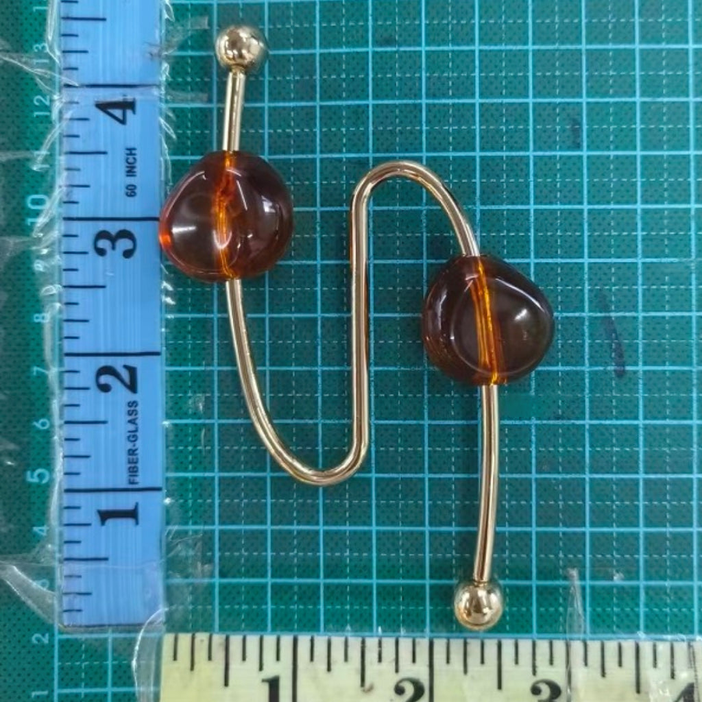 Decorative Double Bead Buckle