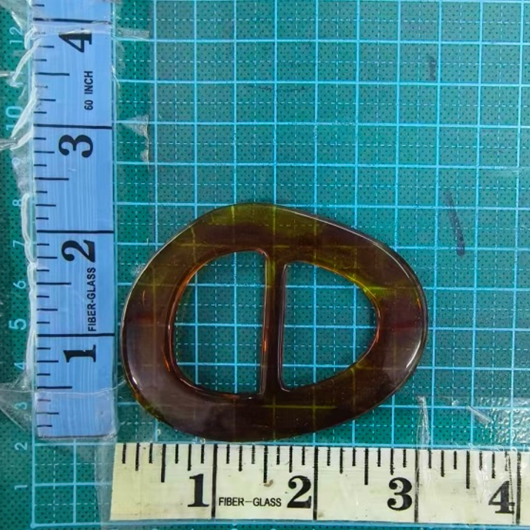 Oval Double Bar Buckle