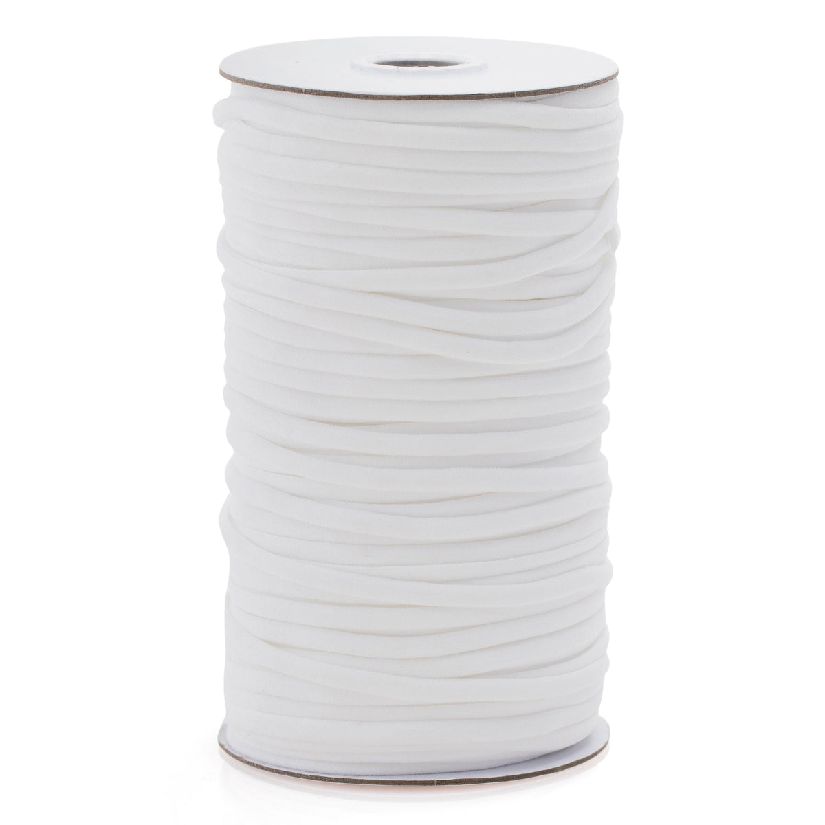 3mm,6mm Round Elastic Band Cord Ear Hanging Sewing For Face Mask 10 yards BLACK&WHITE
