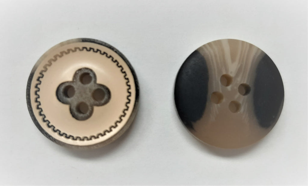 50 PCS vintage plastic buttons Tiny Four Holes Sewing Button Blouse Shirt Replacement Button Raised Edge Button TL-1700