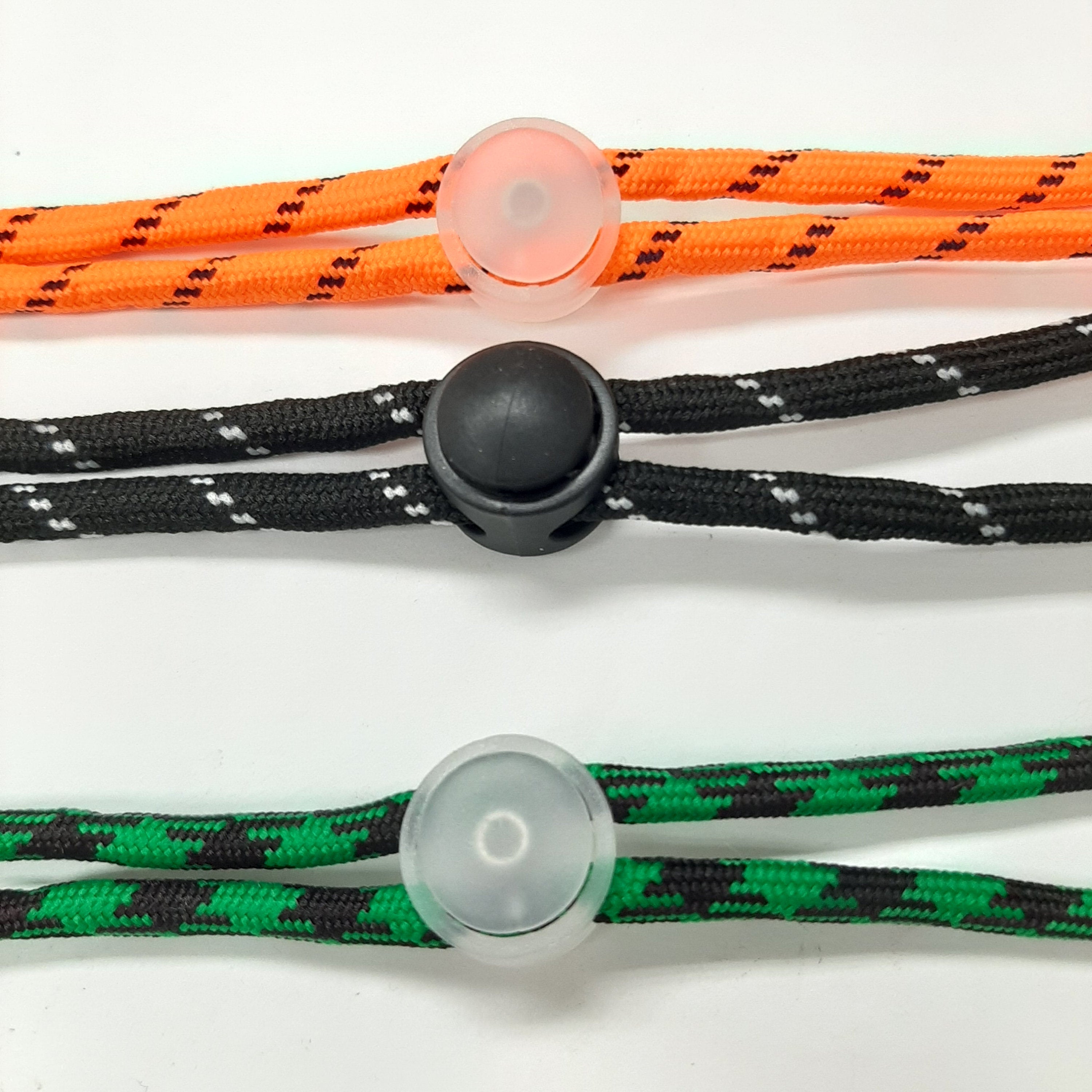 Plastic Cord Locks Spring Toggle Stopper Double Hole Cord Locks for Drawstring,Clothing, Shoelaces, Backpack, Lanyard - 10 pieces