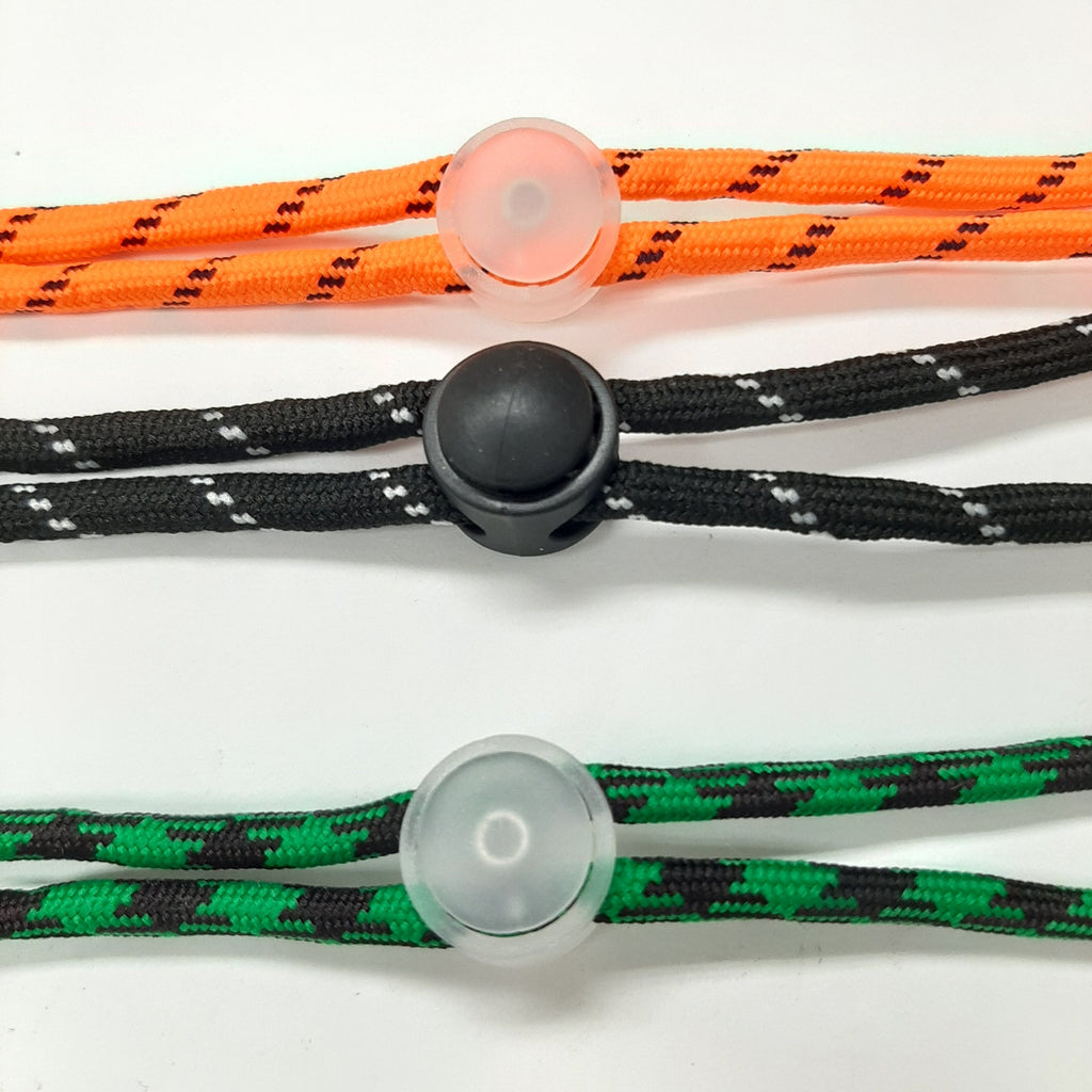 Plastic Cord Locks Spring Toggle Stopper Double Hole Cord Locks for Drawstring,Clothing, Shoelaces, Backpack, Lanyard - 10 pieces