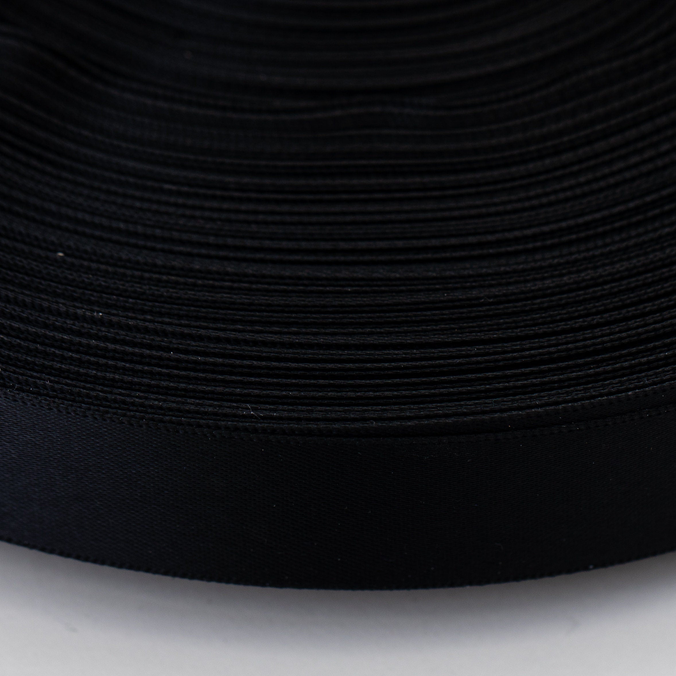 Beyond Trim Satin Ribbon Double Face Soft Sewing Binding Gift Wrapping Decoration Party Wedding Arts Crafts D??cor DIY Roll 100 Yard 030 BLK
