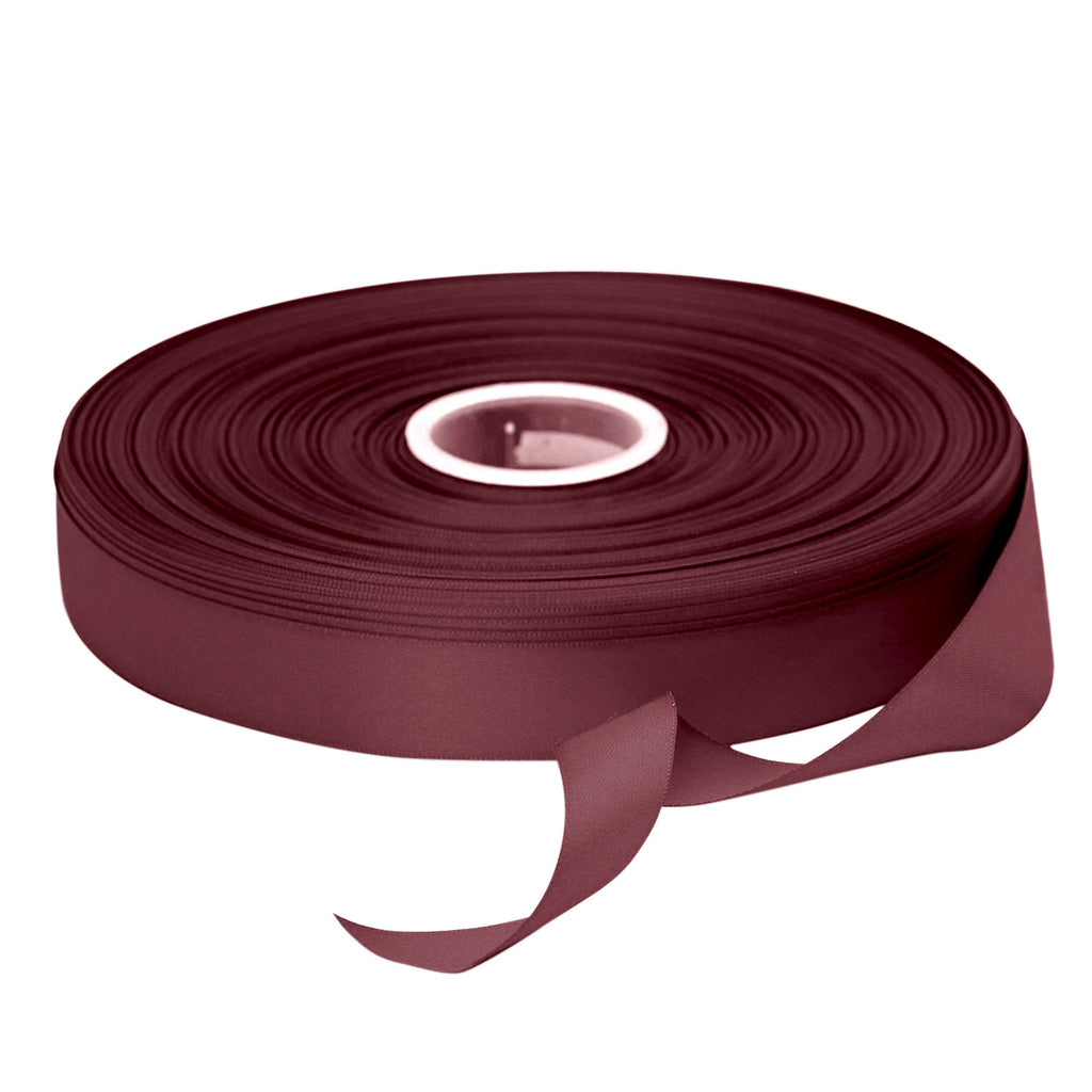 Beyond Trim Satin Ribbon Double Face Soft Sewing Binding Gift Wrapping Decoration Party Wedding Arts Crafts Roll 100 Yard 277 Burgundy