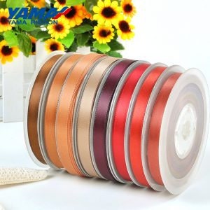 Beyond Trim Satin Ribbon Double Face Soft Sewing Binding Gift Wrapping Decoration Party Wedding Arts Crafts Roll 100 Yard 823 Taupe