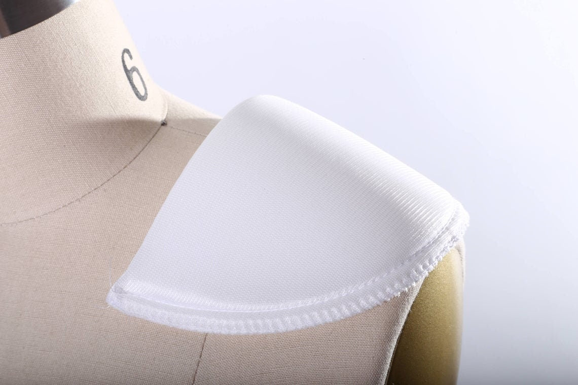 6 Pairs Shoulder Pads Sewing Set-in Shoulder Pads Foam Pads 1/2'' or 3/4" and black or white or natural color - KA23157B