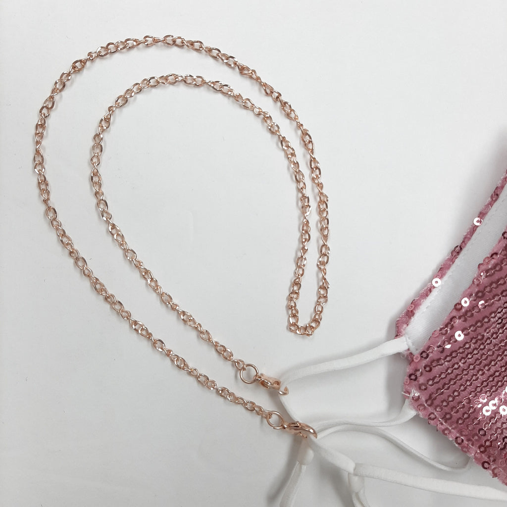 Mask Hanging Chain, Mask Chain, Face Mask Hanger, Mask Necklace, Neck Chain for Face Mask, Face Mask Lanyard, mask holder chain T5022-F