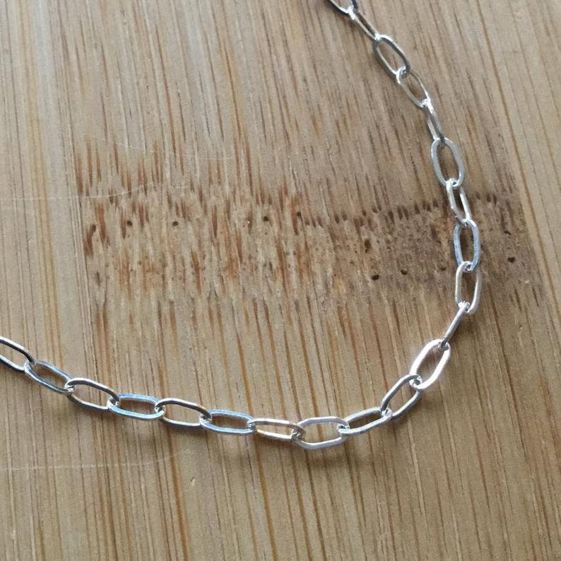 Paperclip Chain Gold/Silver Color Long Oval Rectangle Paper Clip Chain 1 yard, 3 feet Lead, Unfinished Link Chain