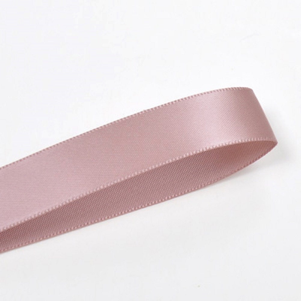 Beyond Trim Satin Ribbon Double Face Soft Sewing Binding Gift Wrapping Decoration Party Wedding Arts Crafts  Roll 100 Yard 164-anti mauve