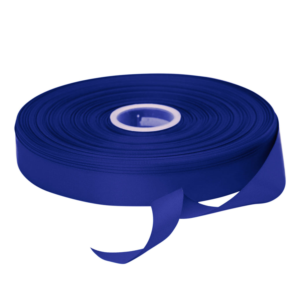Beyond Trim Satin Ribbon Double Face Soft Sewing Binding Gift Wrapping Decoration Party Wedding Arts Crafts D??cor Roll 100 Yard 329 cobalt