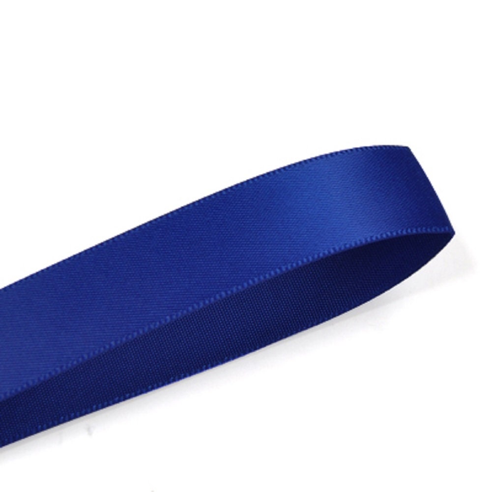 Beyond Trim Satin Ribbon Double Face Soft Sewing Binding Gift Wrapping Decoration Party Wedding Arts Crafts D??cor Roll 100 Yard 329 cobalt