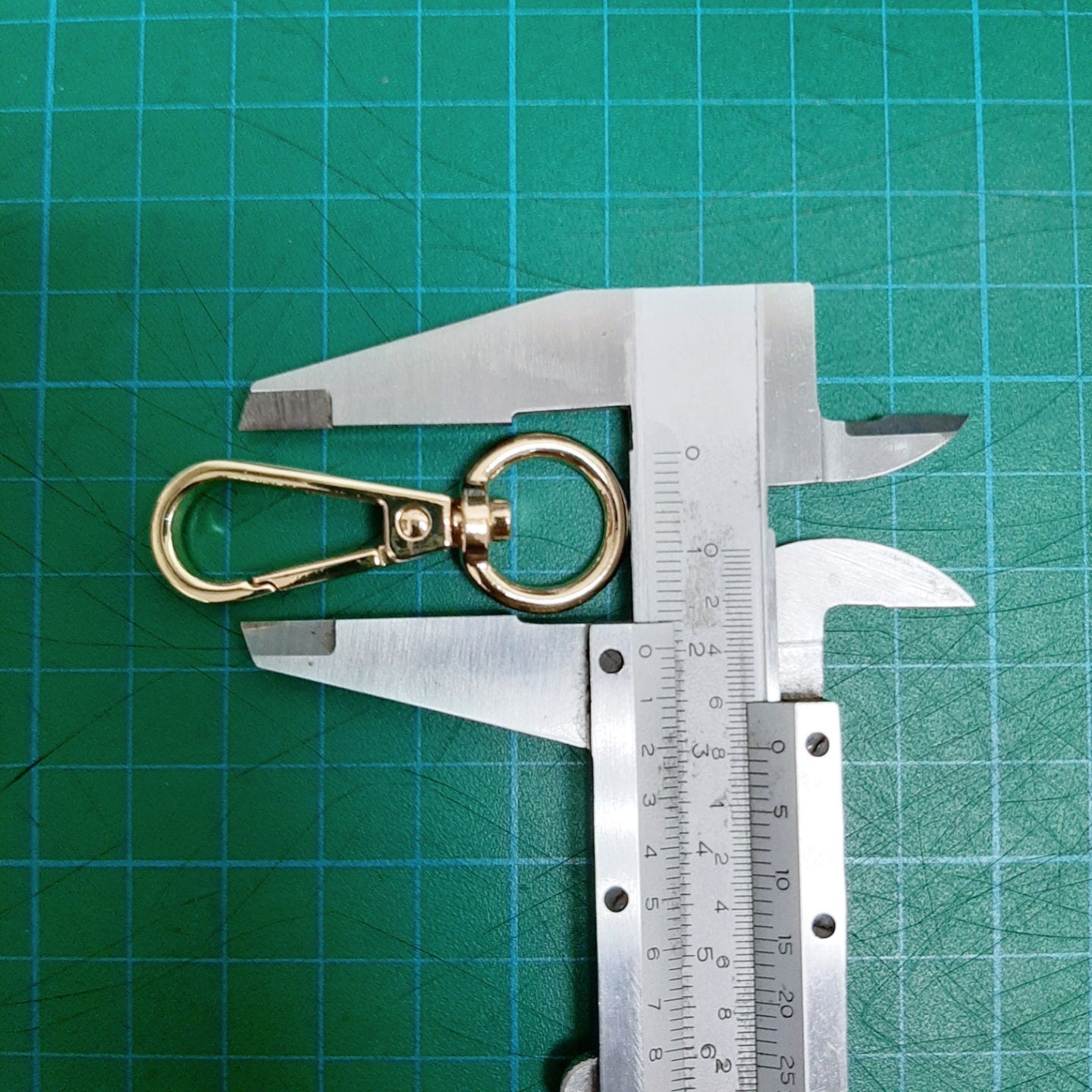 Metal Egg Shaped Push Gate Swivel Snap Hook - Gold - 2pcs
