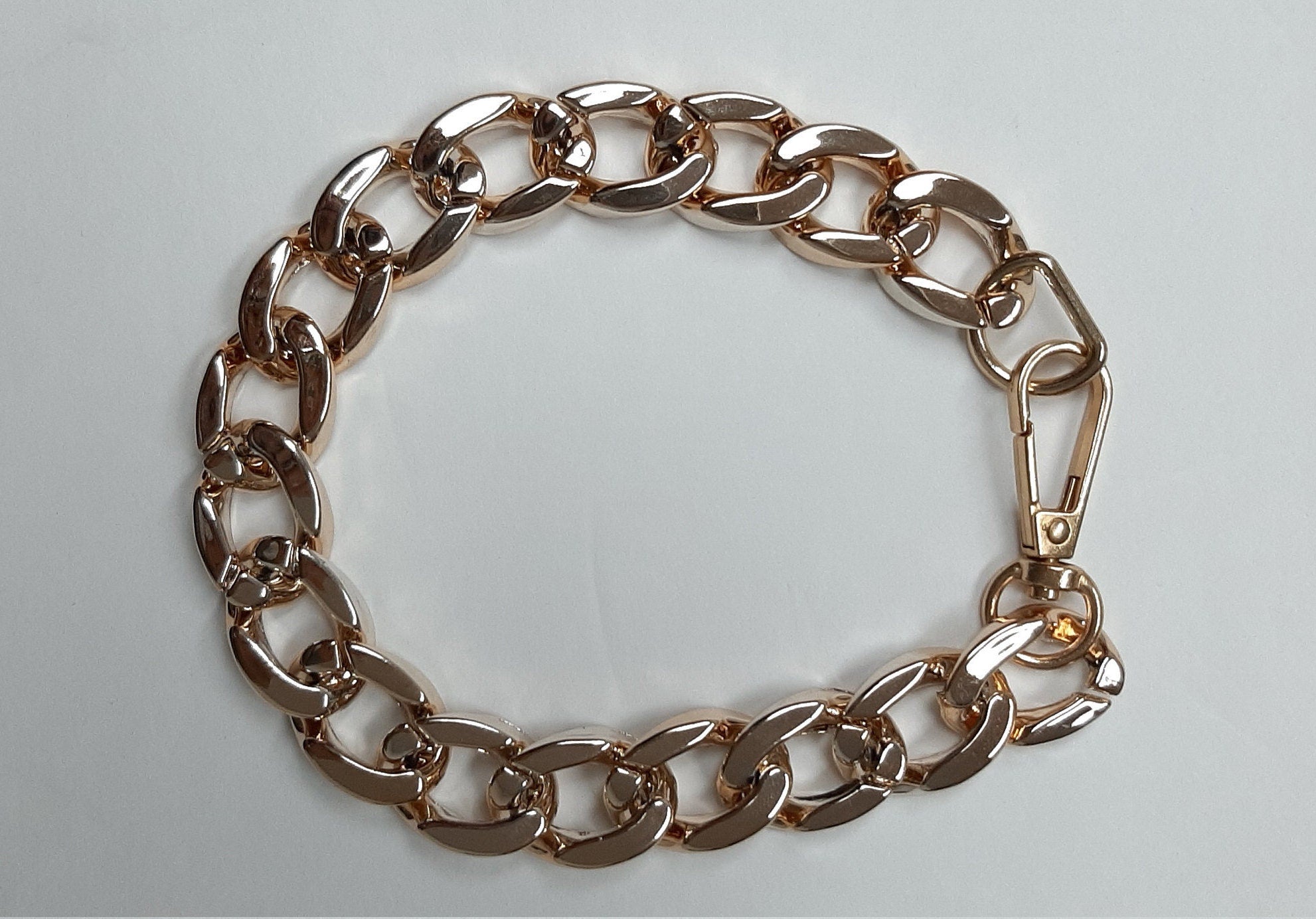 Chunky Gold Curb Chain Bracelet ,smooth gold curb chain bracelet ,gold Sliver and Gunmetal  link chain bracelet
