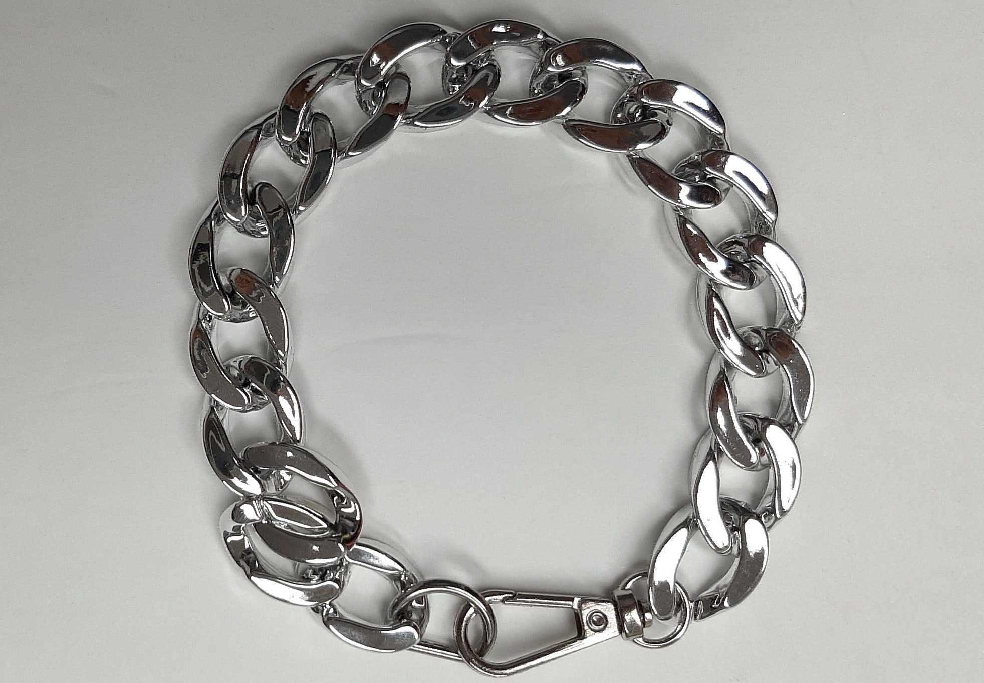 Chunky Gold Curb Chain Bracelet ,smooth gold curb chain bracelet ,gold Sliver and Gunmetal  link chain bracelet