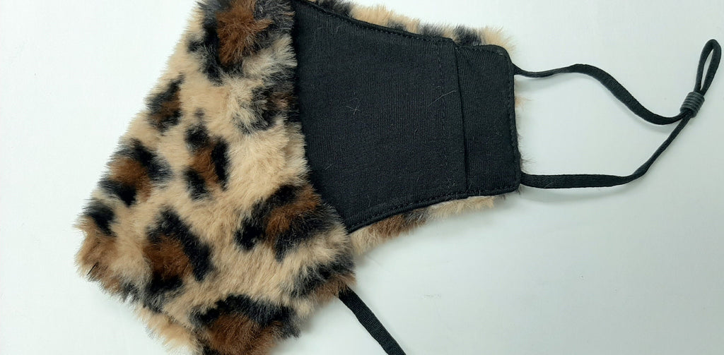 Holiday, Christmas, Winter Masks, Faux Fur Warm Face Mask for Winter, Adult Face Mask, Reusable and Washable, best Gift