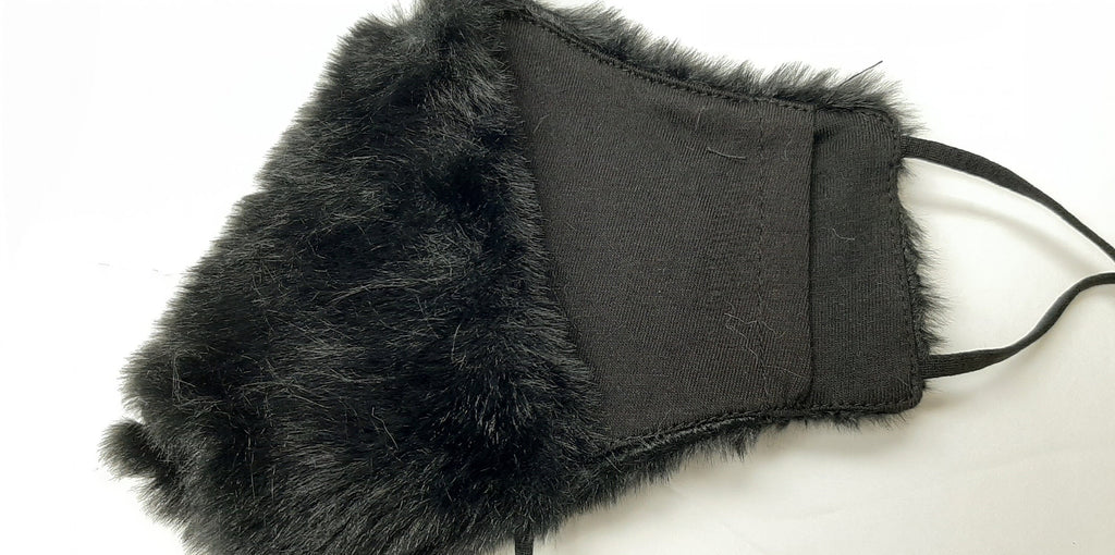 Holiday, Christmas, Winter Masks, Faux Fur Warm Face Mask for Winter, Adult Face Mask, Reusable and Washable, best Gift