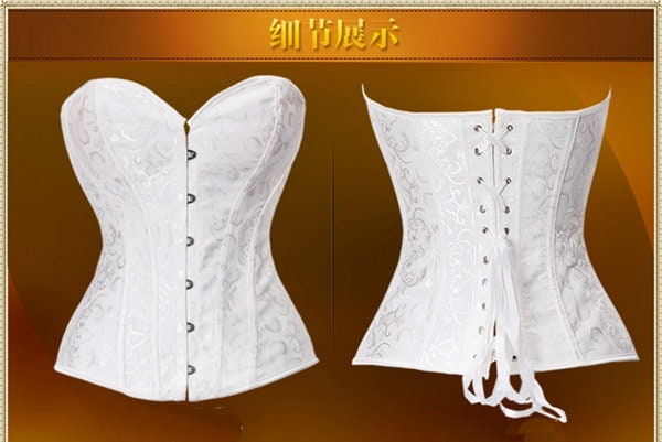 Silver and White Spring Steel Corset Busks, 12 Sizes Available