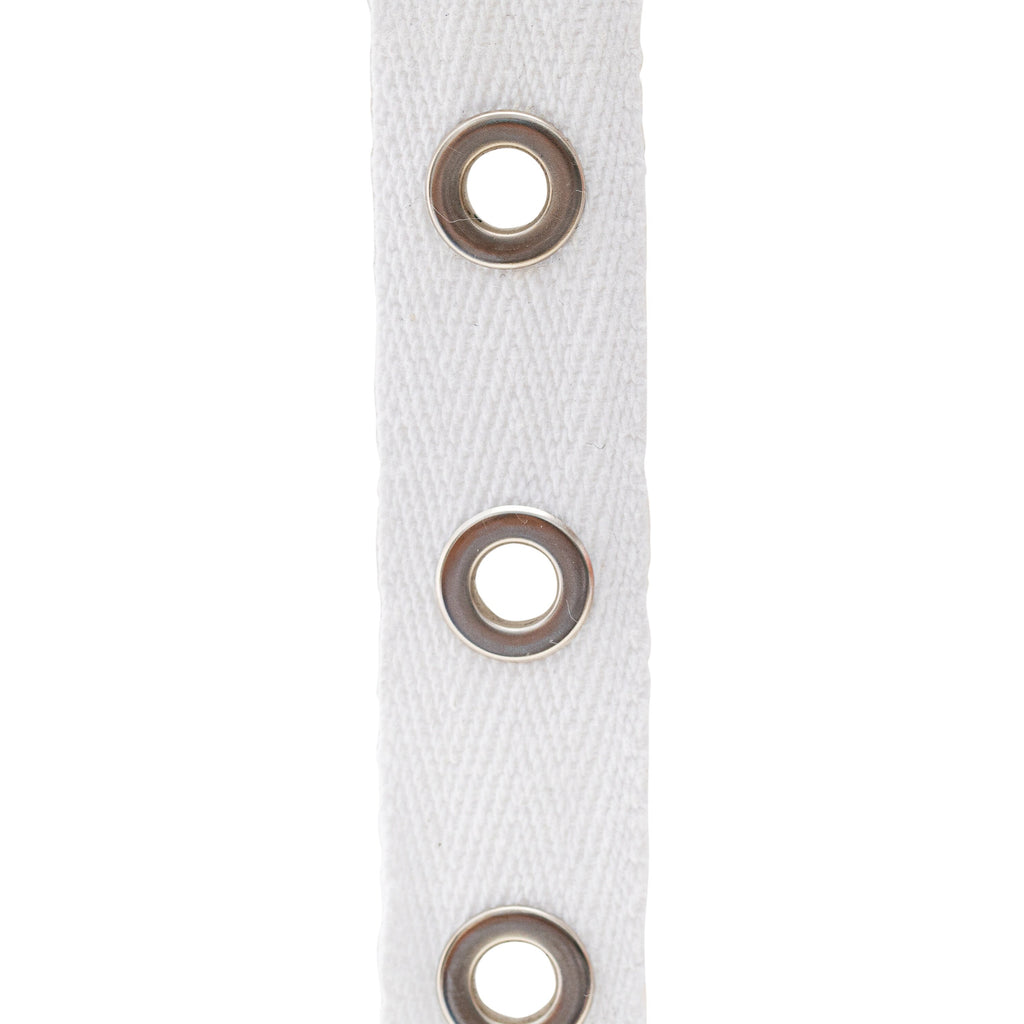1" Black and Gold Large Cotton Grommet Tape Eyelet Cotton Twill Tape Trim by the 5 yard