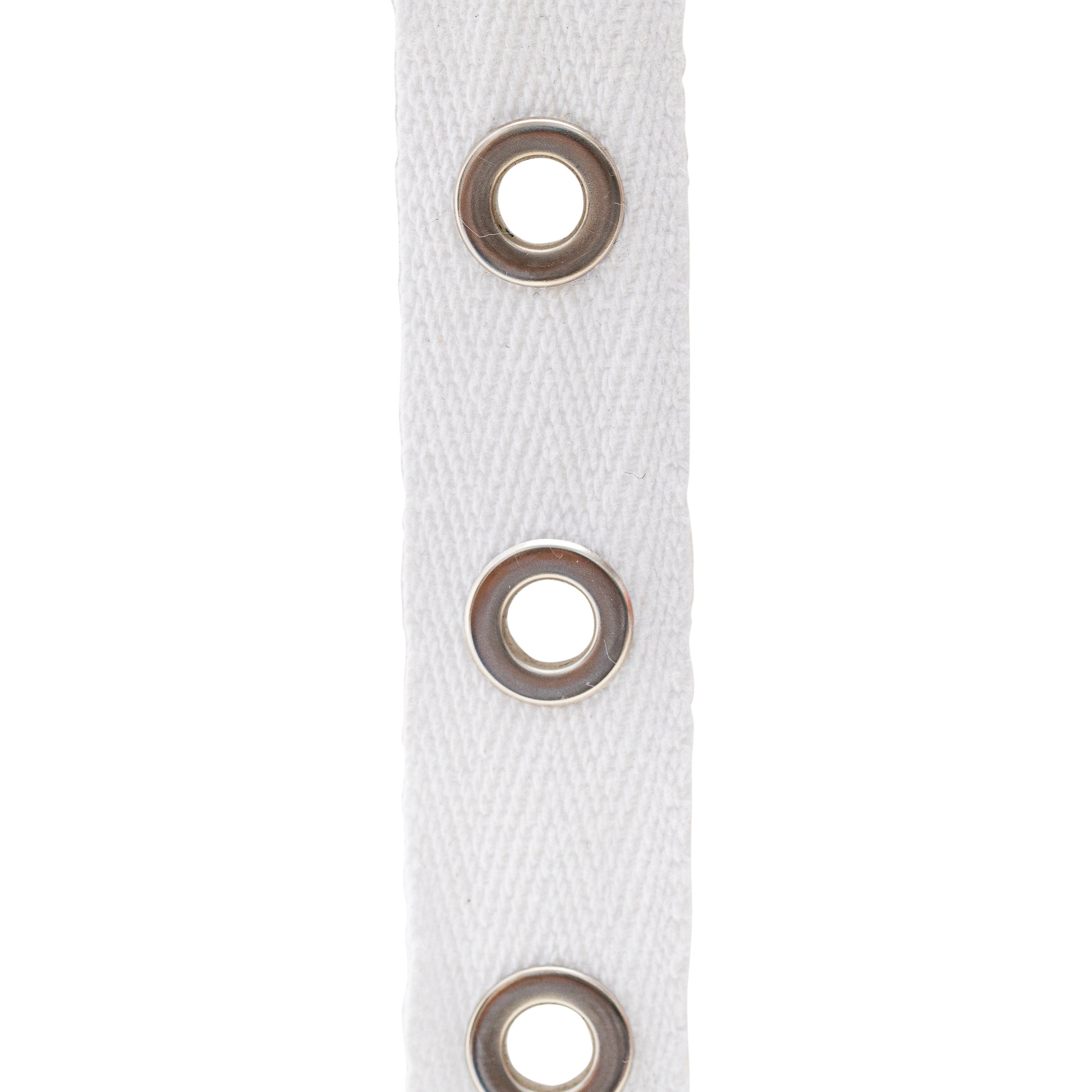 1" Black and Gold Large Cotton Grommet Tape Eyelet Cotton Twill Tape Trim by the 5 yard