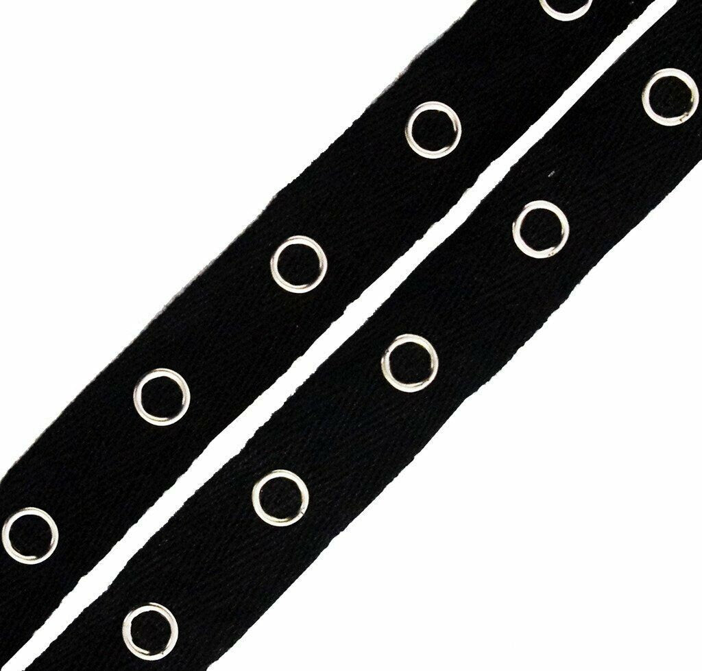 Beyond Trim Snap Button Tape - 1 Inch Twill Fastener Metal Press Stud Crafts DIY Black / White / Green / Brown / 3 / 5 / 10 YDS - LA10541