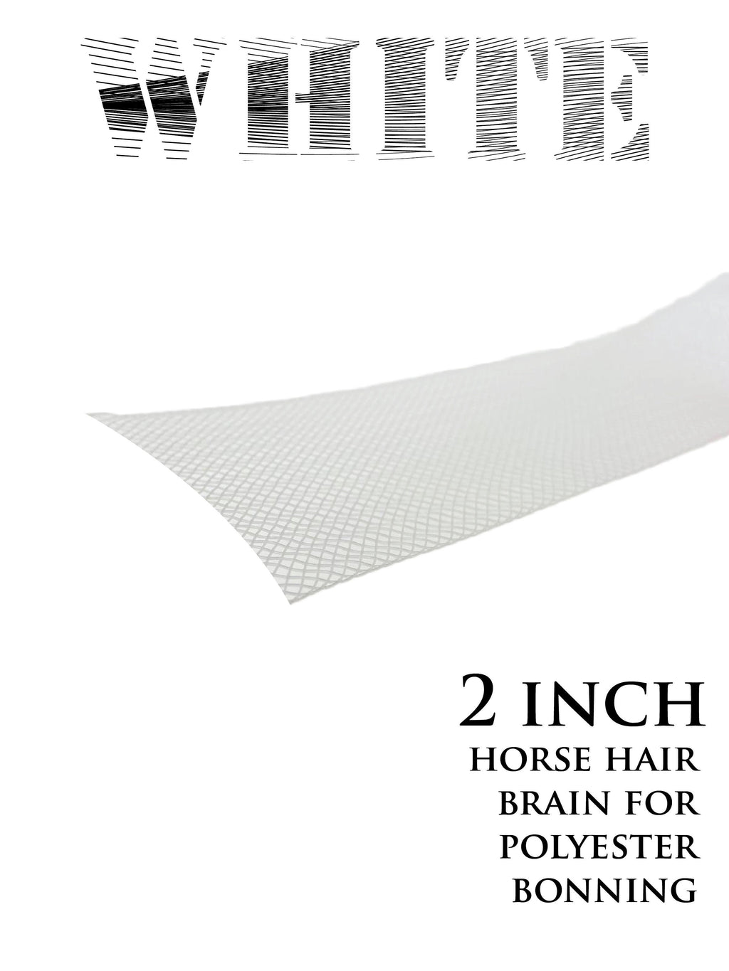 Beyond trim - 48 Yards Stiff Polyester Horsehair Braid for Sewing Wedding Dress Formal Dress Accessories - WE004