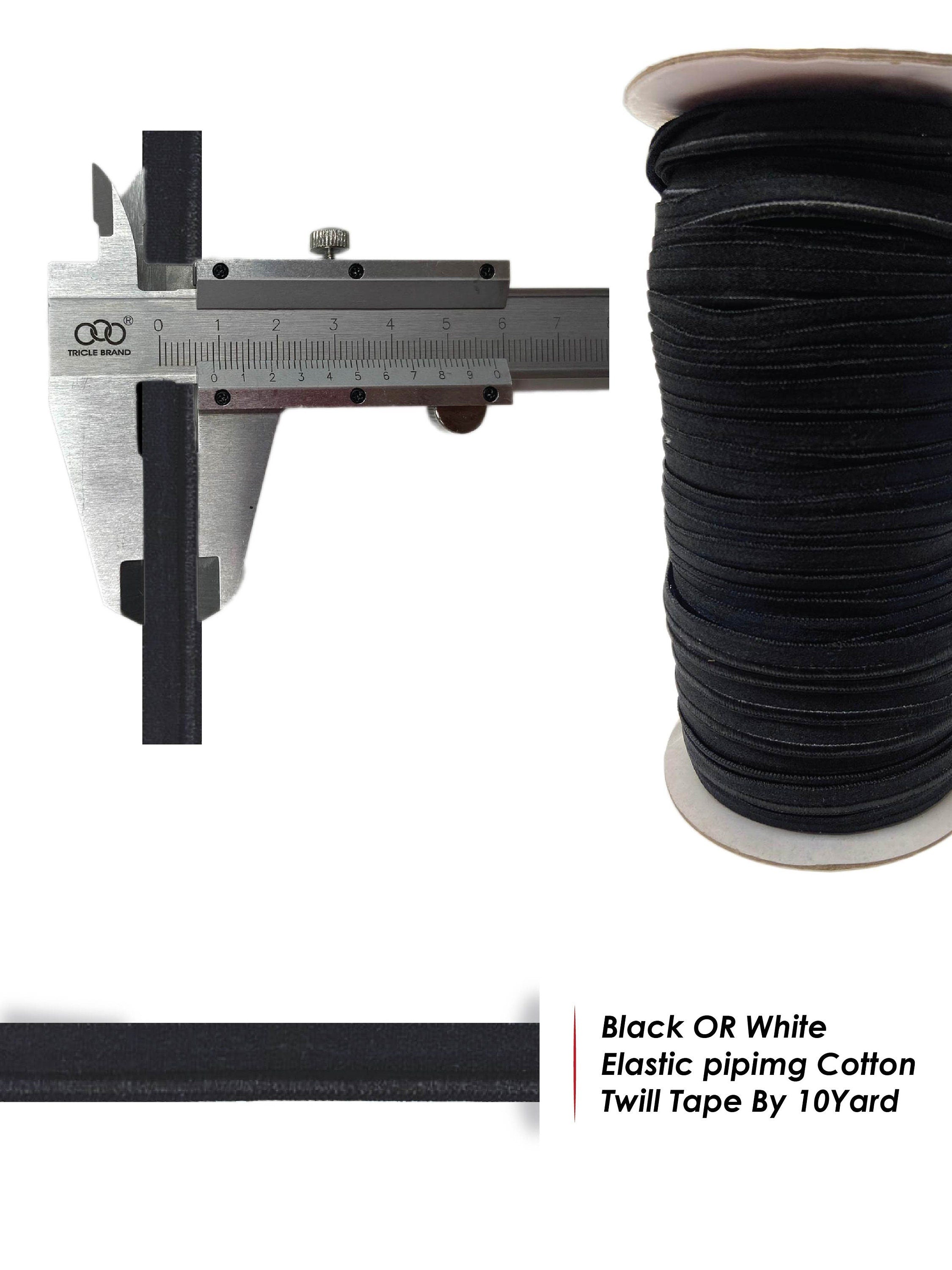 Single Fold Bias Tape Maxi Piping Trim Welting Cord from Cotton Polyester for Sewing Trimming Upholstery, 2.5 mm, 1/2 Inch