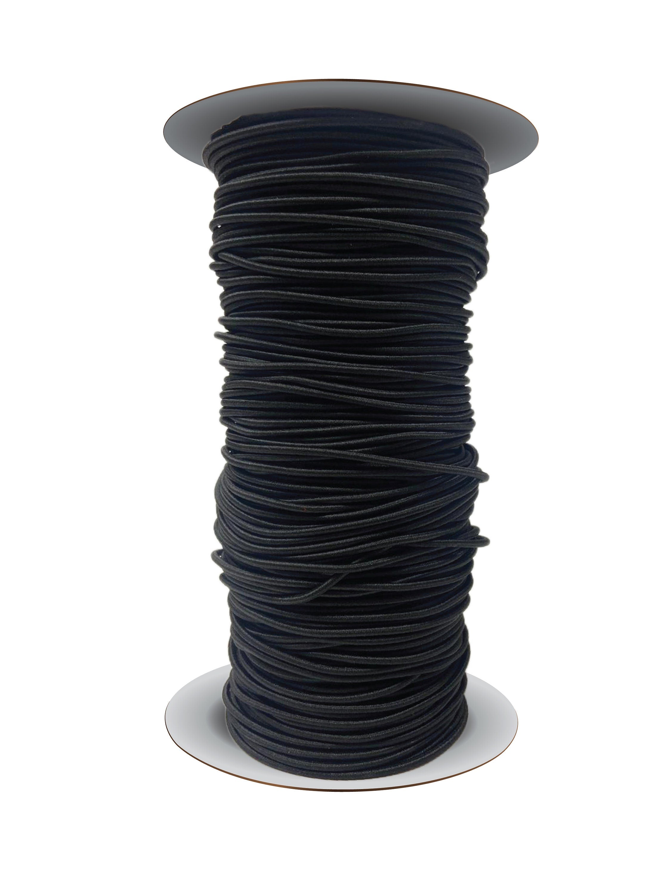 Elastic Cord Ear loop for face mask - Elastic Loop Ear Rope Stretch Flat String Craft Project Bracelet String Trim - 10YDS