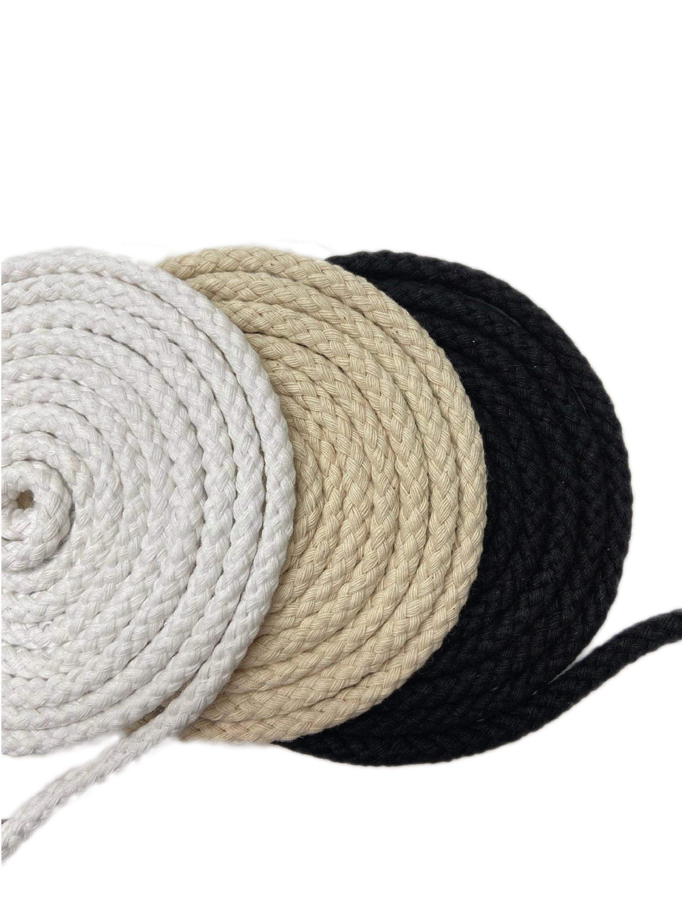 Beyond Cotton Drawstring Cord, BY the YARD, No Core, 1/4 Inch Wide, Sewing, Lace-Ups, Grommets, Hoods - DR119
