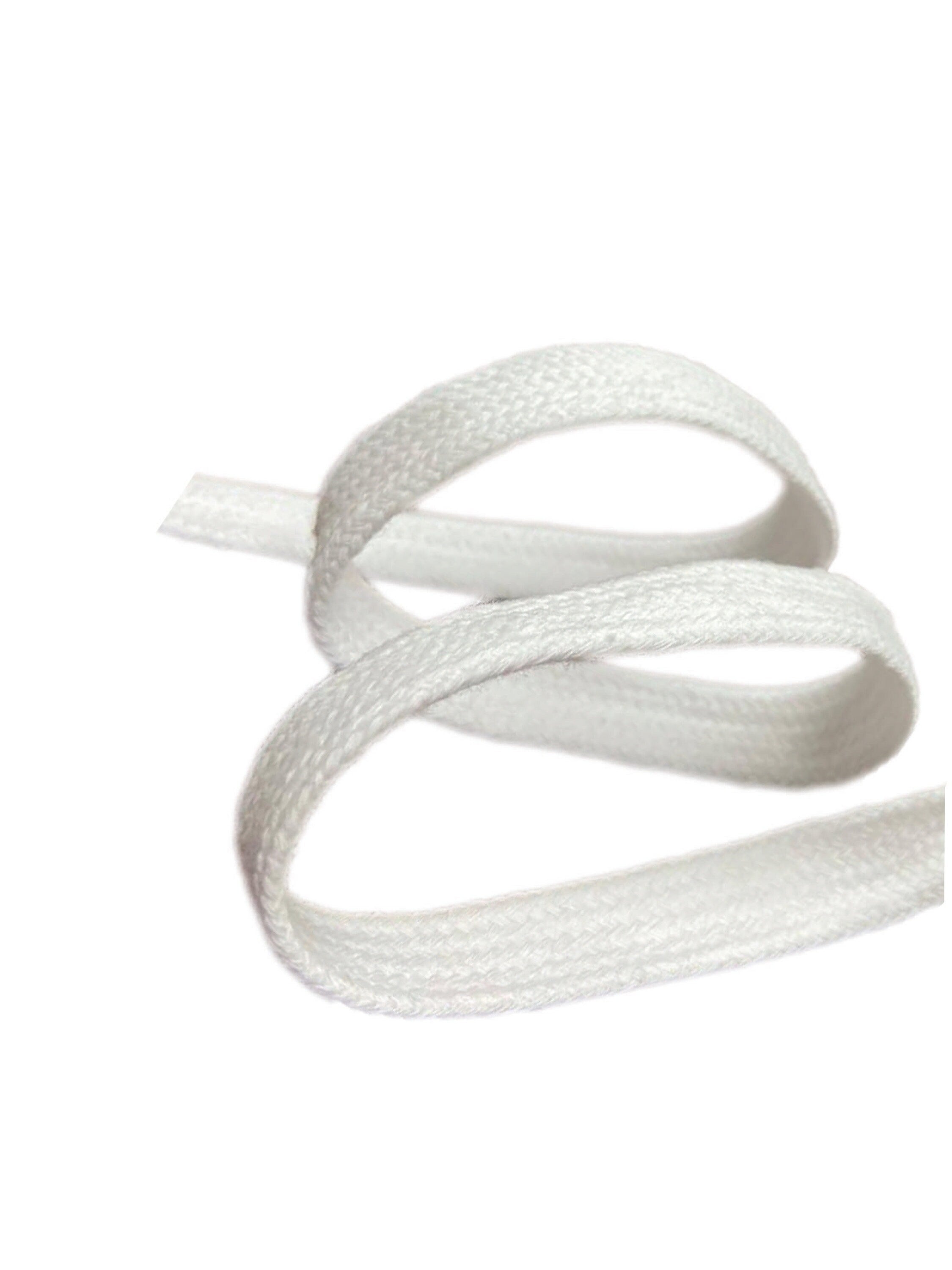 1/2" Cotton Flat Cord Drawstring Drawcord Handles Lace Trim Heavy Duty (5 YARDS/ 10YARDS ) - DR108