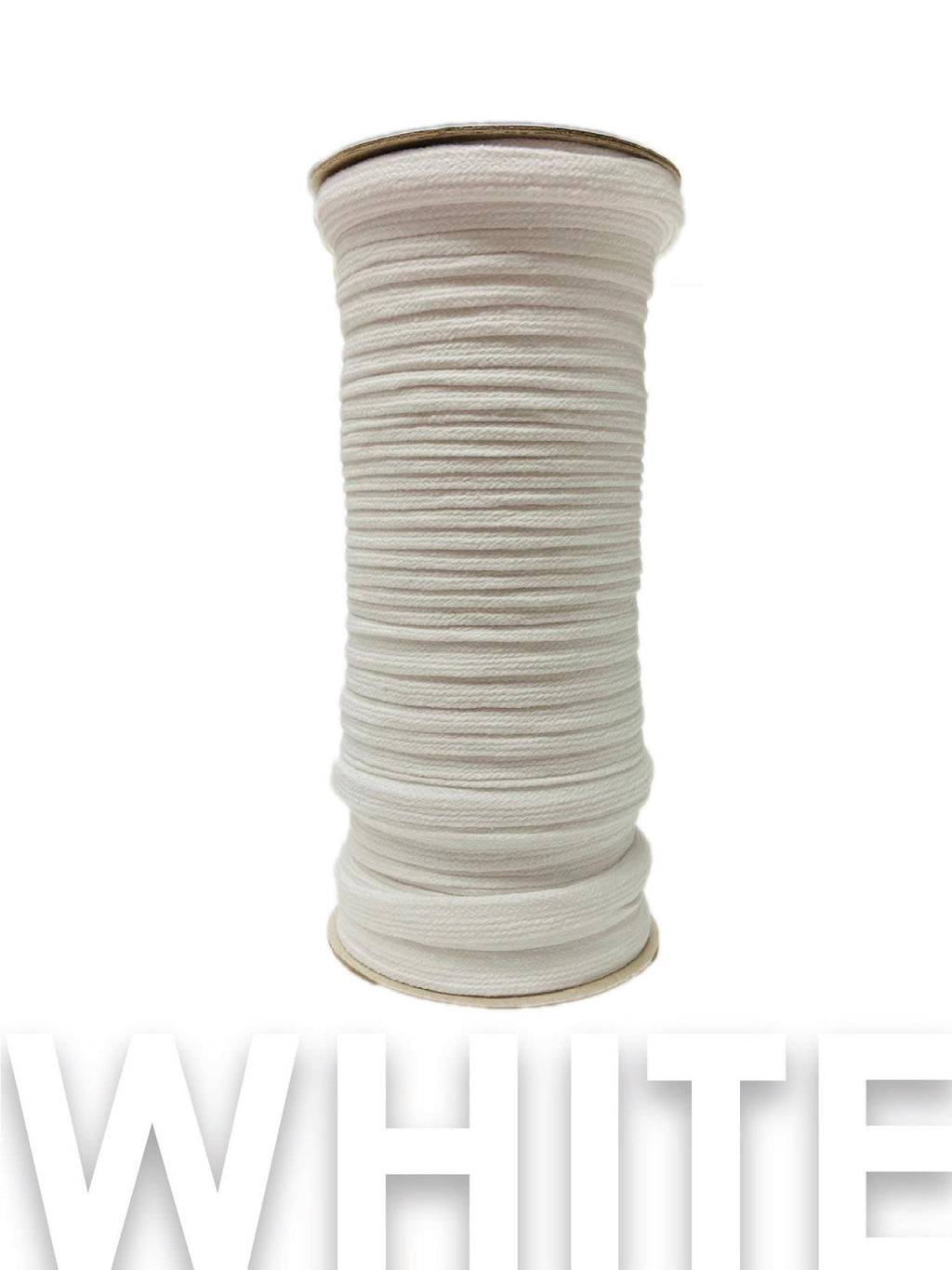 1/2" Cotton Flat Cord Drawstring Drawcord Handles Lace Trim Heavy Duty (5 YARDS/ 10YARDS ) - DR108