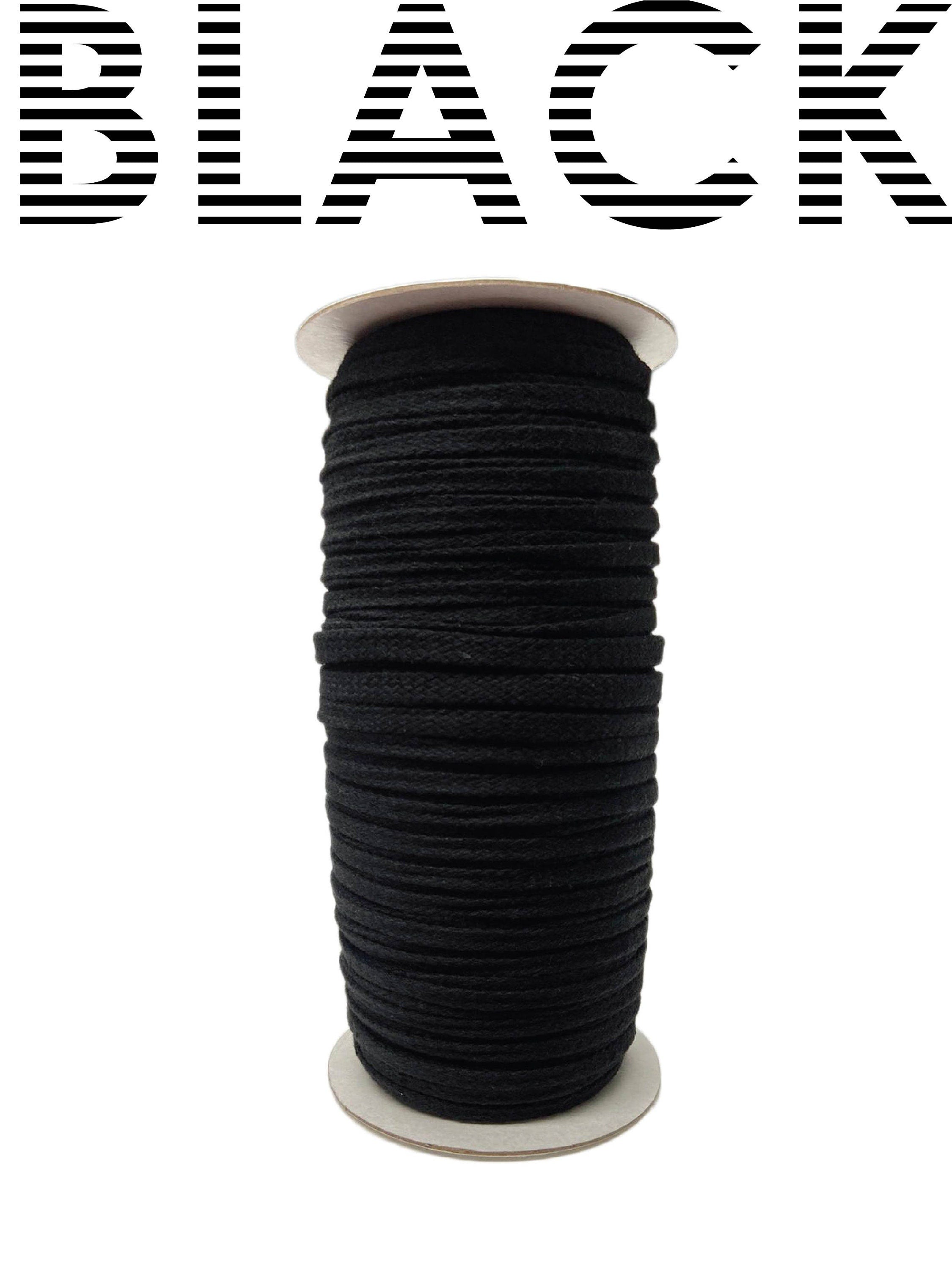 1/2" Cotton Flat Cord Drawstring Drawcord Handles Lace Trim Heavy Duty (5 YARDS/ 10YARDS ) - DR108