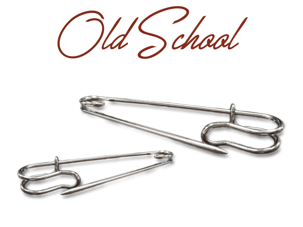 Rhinestone Safety Pin, Jumbo Safety Pins 2”/3" Classic Safety Pin, Brooch Pin High Quality 5 SET