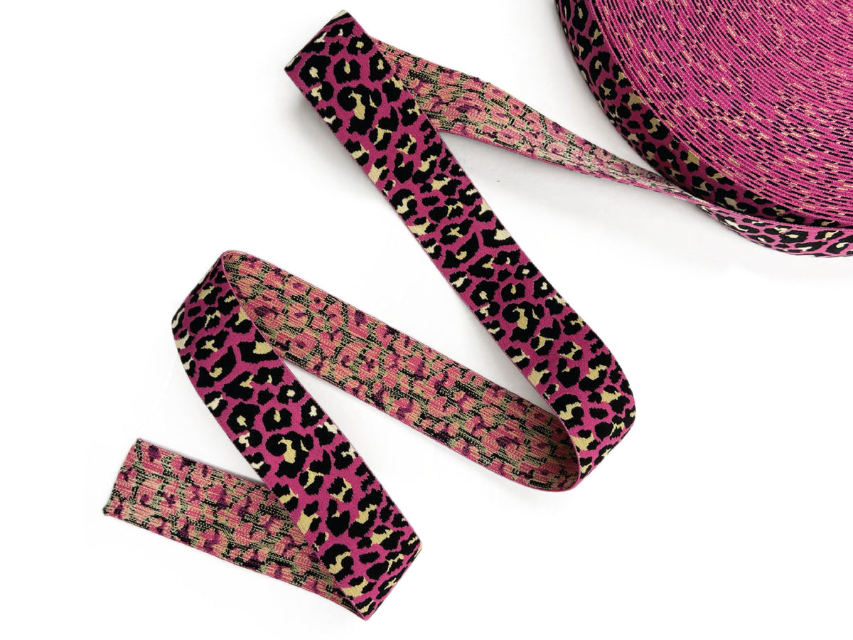 1 1/2’’ OR 2" Jacquard Leopard Elastic band Leopard Style, Octo, bonds underwear  Color wide Elastic Garment accessories HIGH QUALITY!