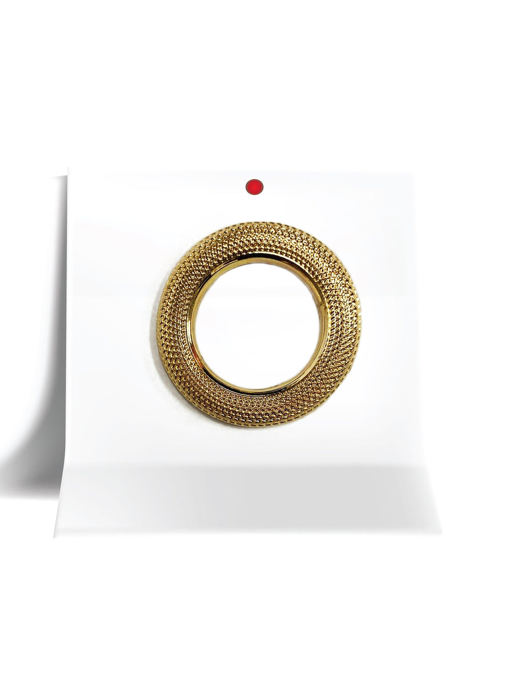 Exclusive Gold Buckle & Textured O rings Metal, Unique and Shiny Gold Finish