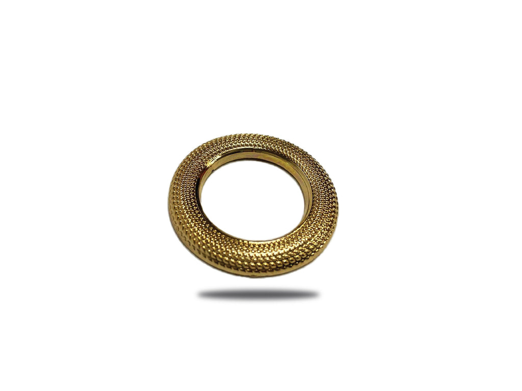 Exclusive Gold Buckle & Textured O rings Metal, Unique and Shiny Gold Finish