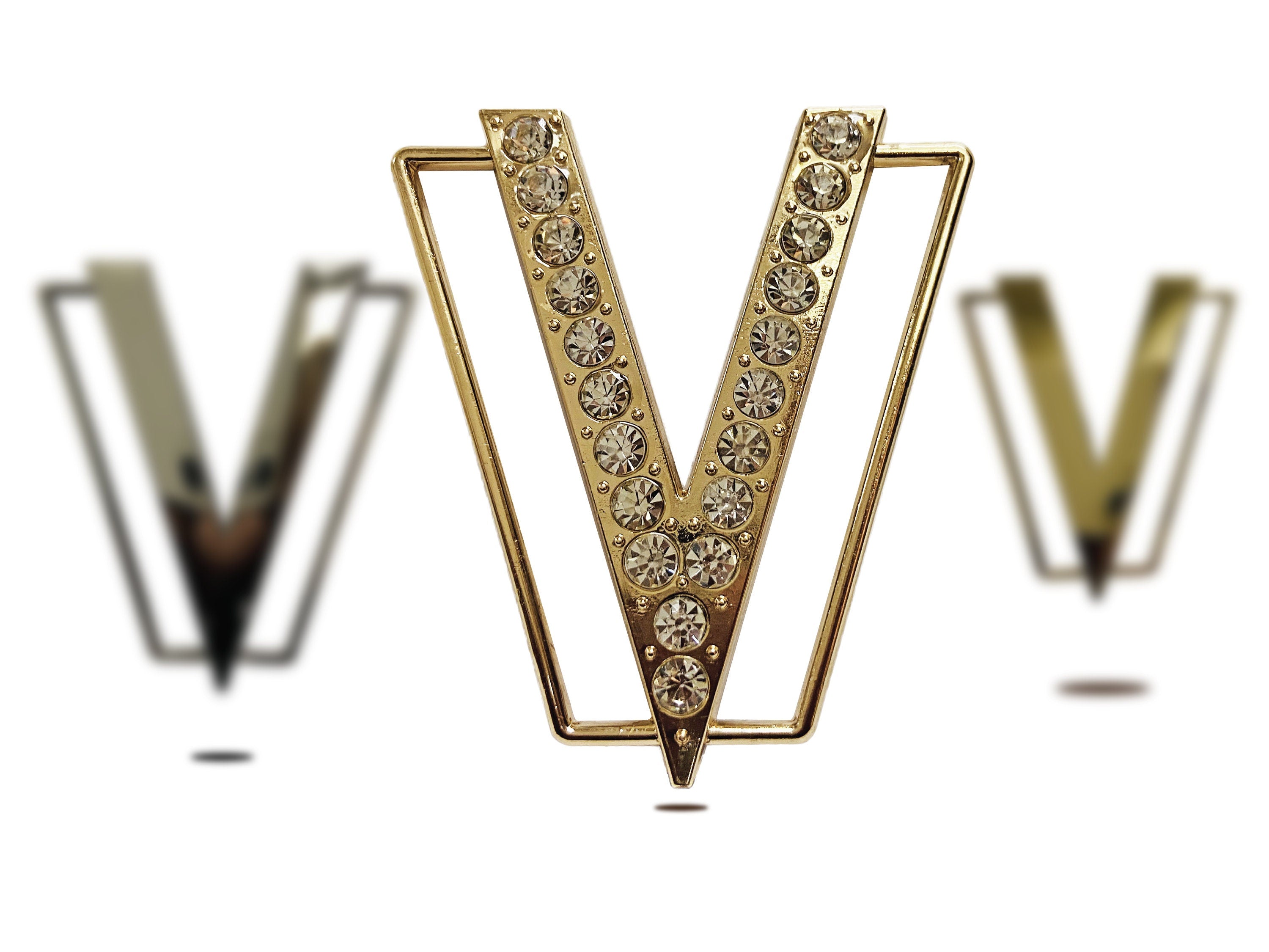 V-Buckle Shape Buckle, By 5 Pcs, Nickel, Gold, Rhinestone Buckles, Suspender Buckle, Premium , V Shape Belt Buckle, Free Shipping!