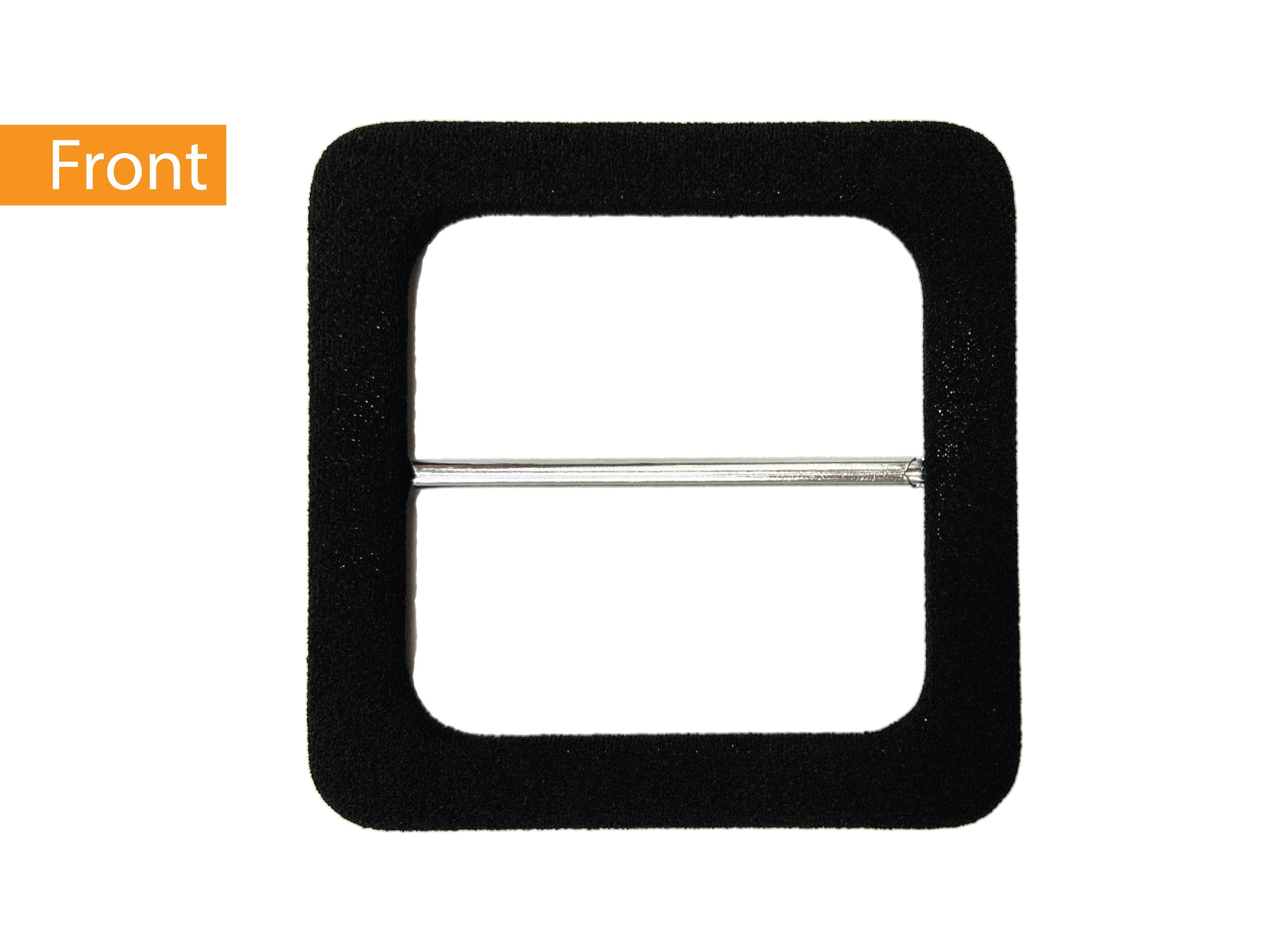 Unique Belt Buckle, Metal Covered, Coco O-ring, Plastic Finish. Sold By 3 & 5 FREE SHIPPING!