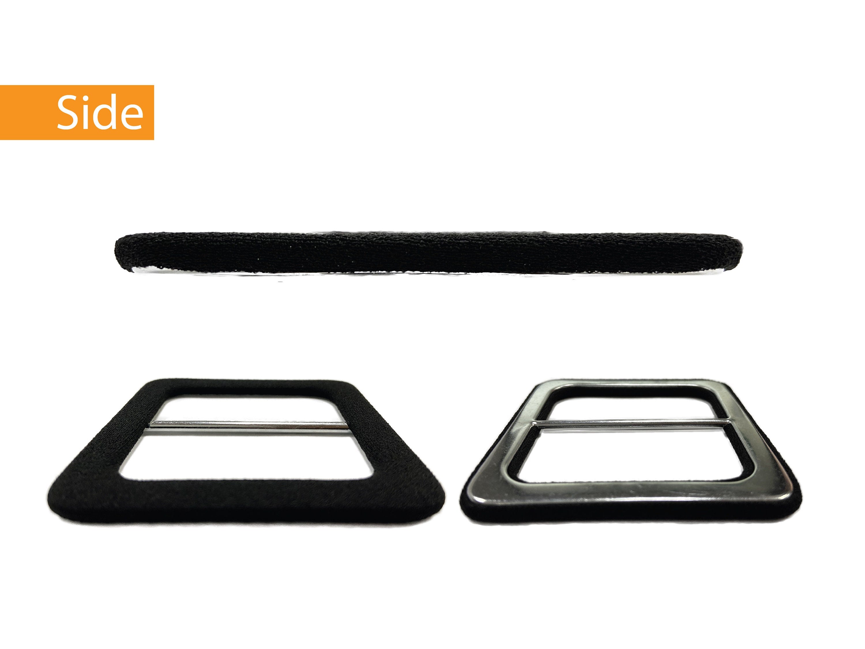 Unique Belt Buckle, Metal Covered, Coco O-ring, Plastic Finish. Sold By 3 & 5 FREE SHIPPING!