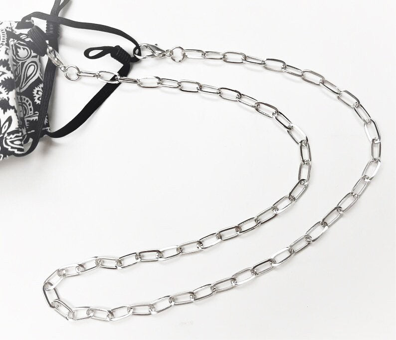 Face mask chain, mask lanyard holder, Necklace, mask lanyard, mask holder, face mask holder, mask chain T5015