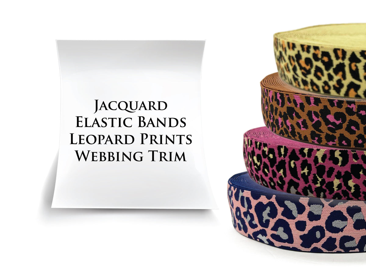 1 1/2’’ OR 2" Jacquard Leopard Elastic band Leopard Style, Octo, bonds underwear  Color wide Elastic Garment accessories HIGH QUALITY!
