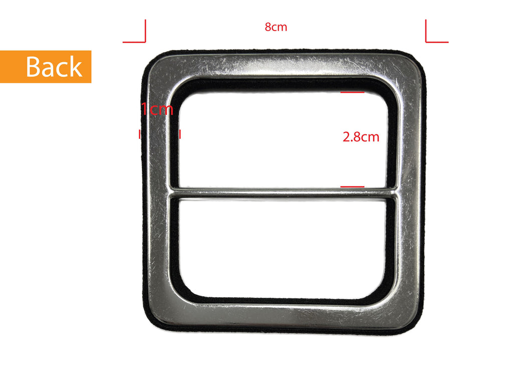 Unique Belt Buckle, Metal Covered, Coco O-ring, Plastic Finish. Sold By 3 & 5 FREE SHIPPING!