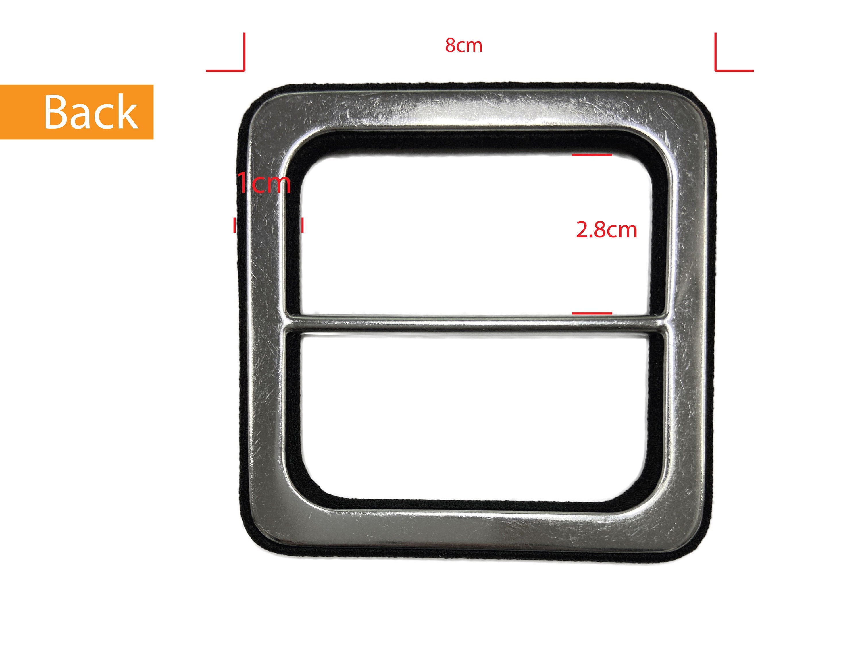Unique Belt Buckle, Metal Covered, Coco O-ring, Plastic Finish. Sold By 3 & 5 FREE SHIPPING!