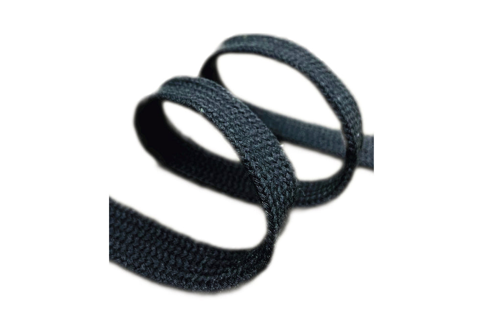 1/2" Cotton Flat Cord Drawstring Drawcord Handles Lace Trim Heavy Duty (5 YARDS/ 10YARDS ) - DR108