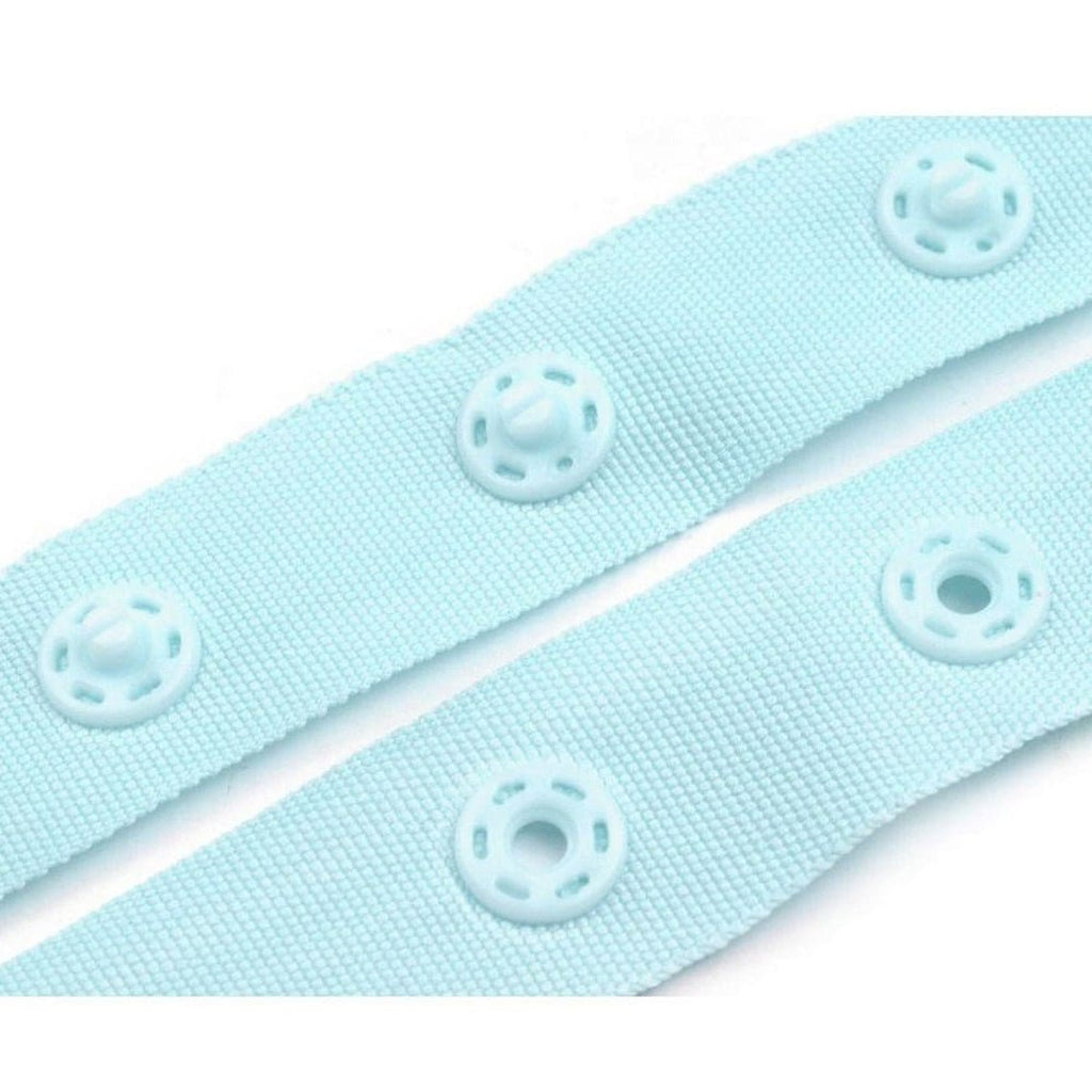 Snap Button Tape  5YD  - 0.7 Inch Sewing Fastener Polyester Plastic Press Stud Ribbon Replacement Crafting Crafts DIY DL-129A