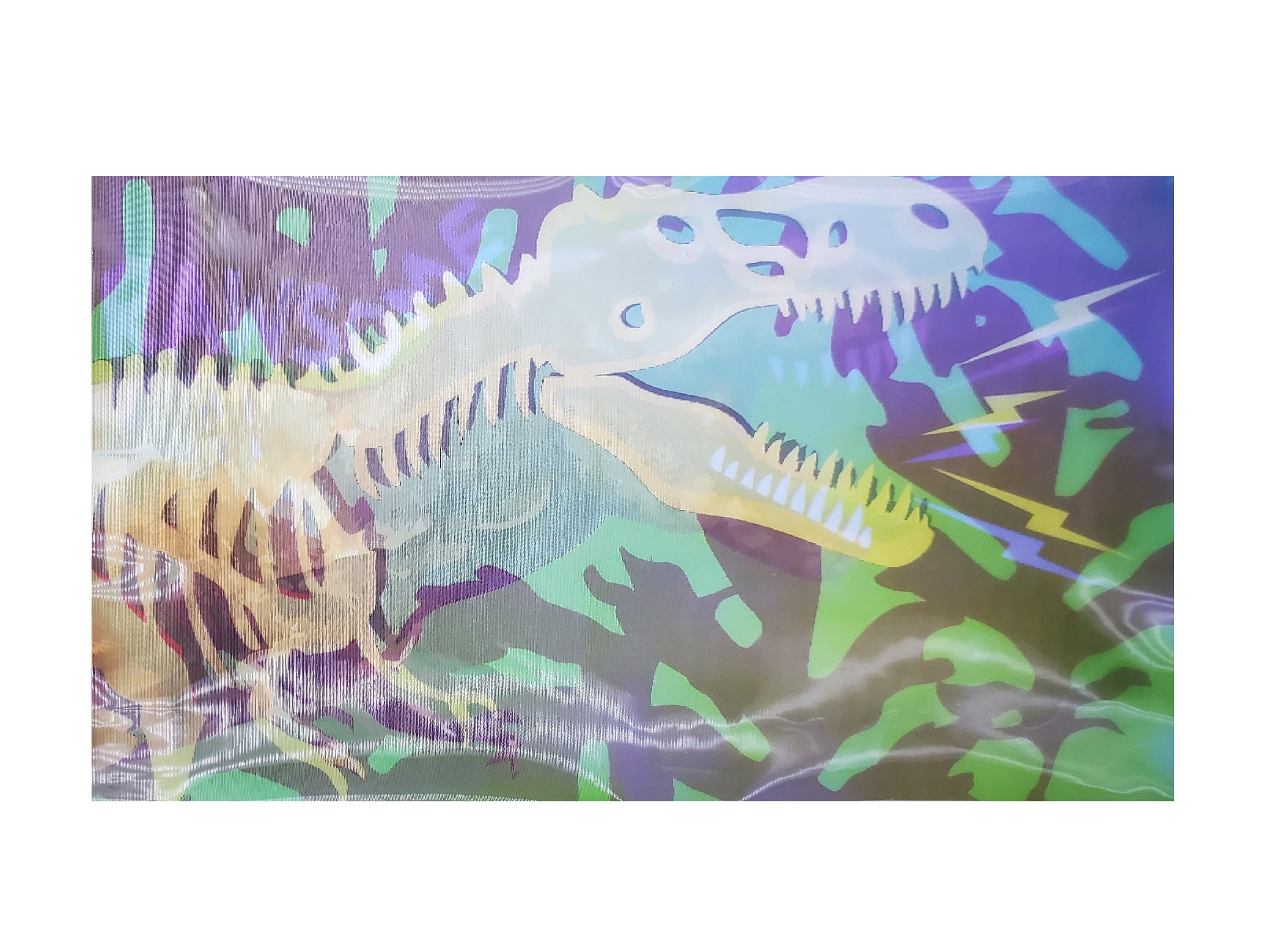 3D Lenticular Patches Appliques Children's Boys Iron-on Dinosaur Shark Skeleton FREE SHIPPING