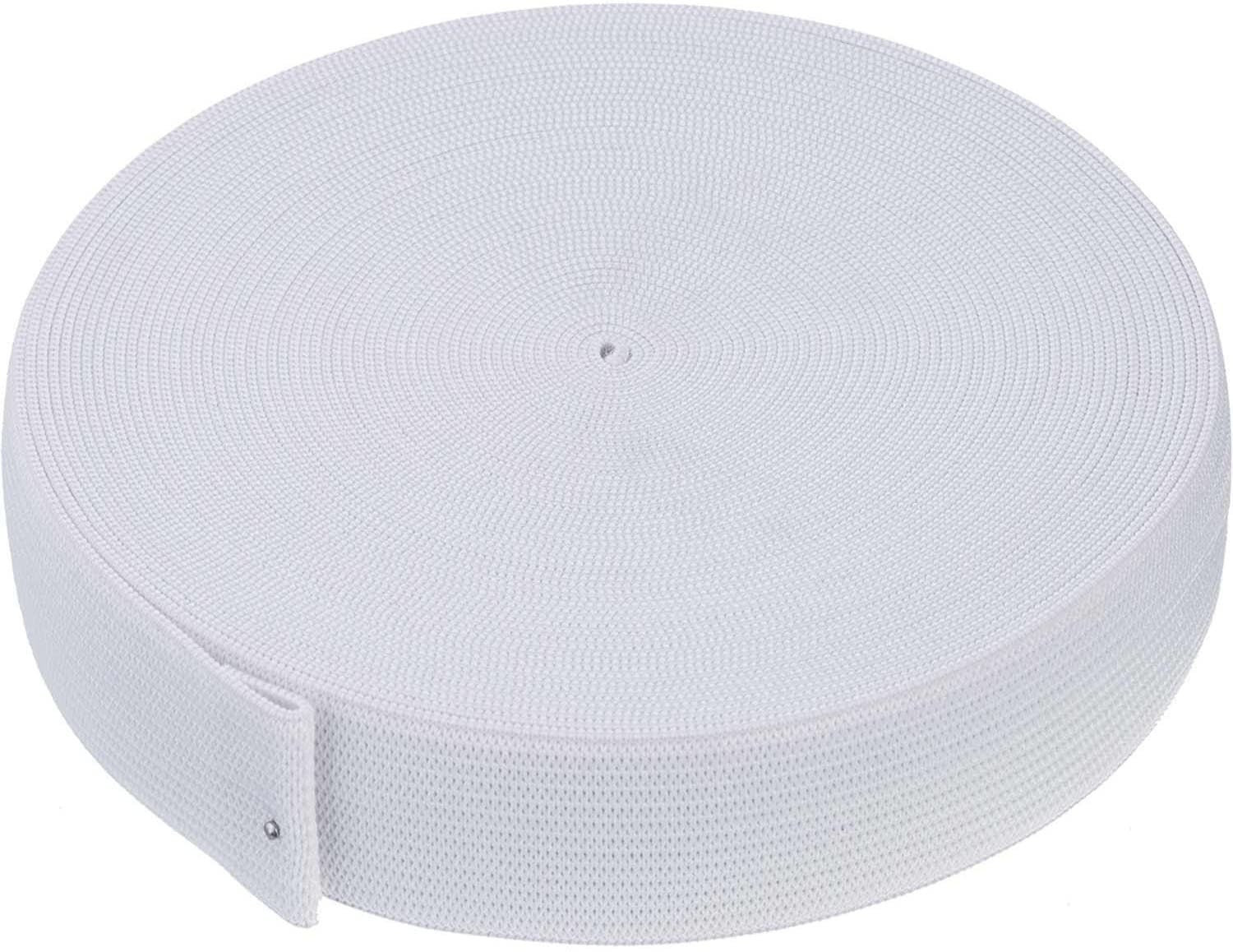 Beyond Trim Sewing Elastic Knit Elastic Black & White - 10yds (3/4", 1", 1 1/2", 2") / FREE SHIPPING