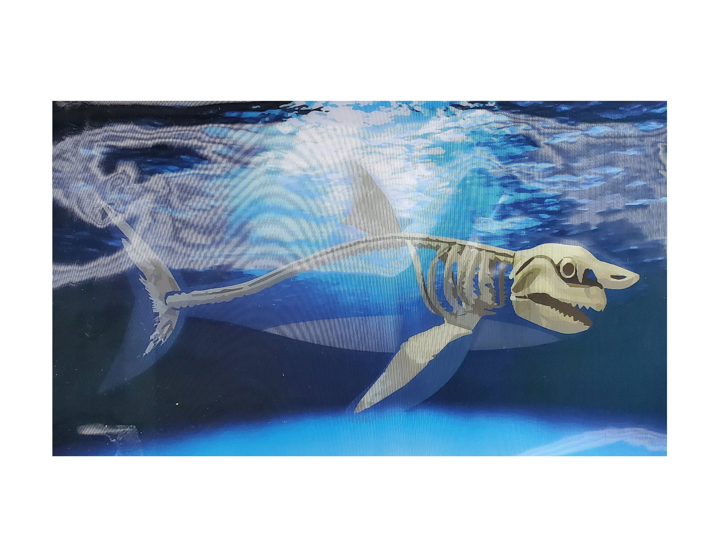 3D Lenticular Patches Appliques Children's Boys Iron-on Dinosaur Shark Skeleton FREE SHIPPING