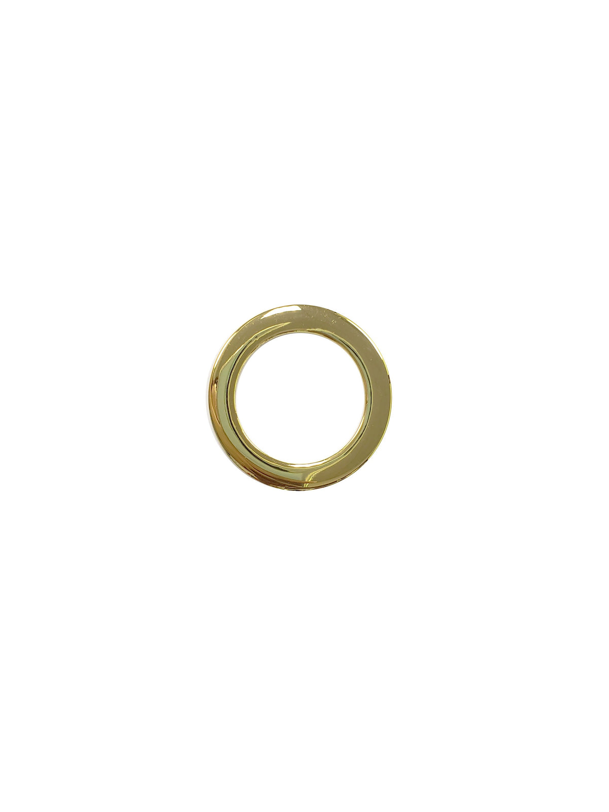 2 Inch Flat Cast O Rings, Super Shiny Nickel Finish, 6 Pack, Handbag Purse Bag Making Hardware Supplies, 1/4", RING
